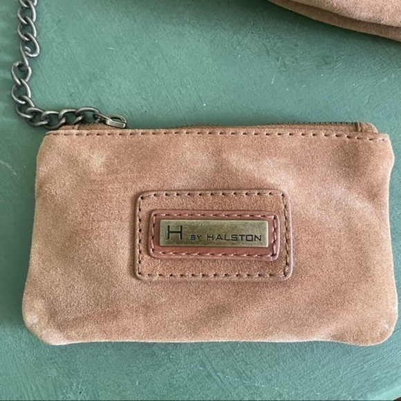 H by Halston NWT Suede & Fleece Shopper/Tote - Picture 9 of 11